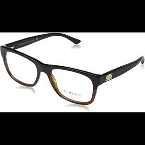 Versace 53mm Eyeglass Frames Havana/Brown - NEW